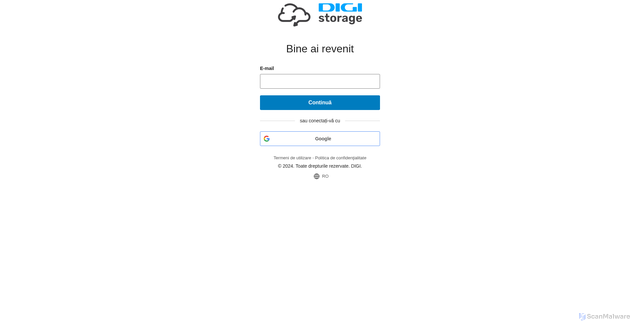 Security scan screenshot of https://storage.rcs-rds.ro
