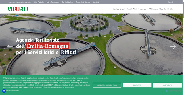 Security scan screenshot of https://www.atersir.it/