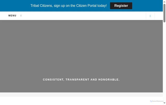 Security scan screenshot of https://northforkrancheria-nsn.gov/