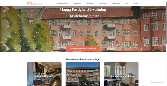 Security scan screenshot of https://magna.nu