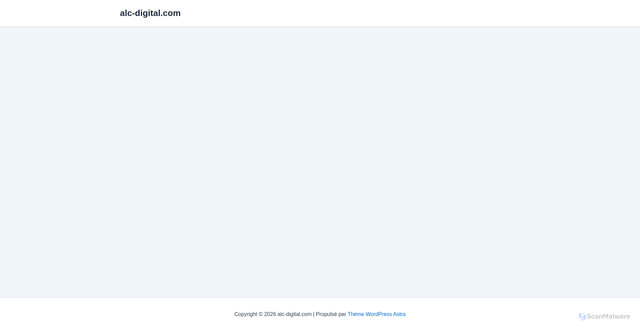 Security scan screenshot of https://alc-digital.com/