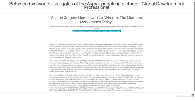 Security scan screenshot of https://goldjavahugo-pjpb4bdkq4.edgeone.app/22641-sharon-gregory-murder-update-where-is-the-murderer-mark-branch-today.html