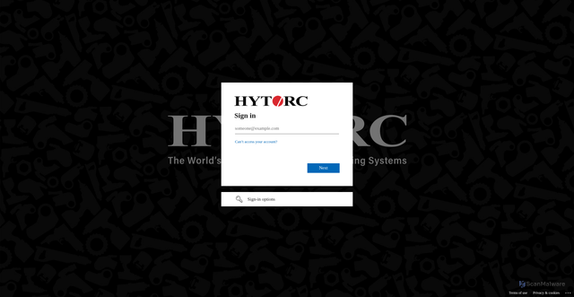 Security scan screenshot of https://hytorcusa-my.sharepoint.com