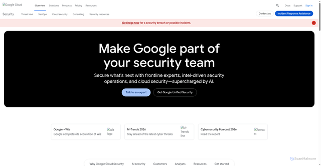 Security scan screenshot of apis.google.com