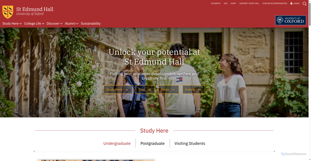 Security scan screenshot of https://www.seh.ox.ac.uk/