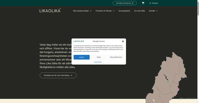 Security scan screenshot of https://likaolikametoden.se