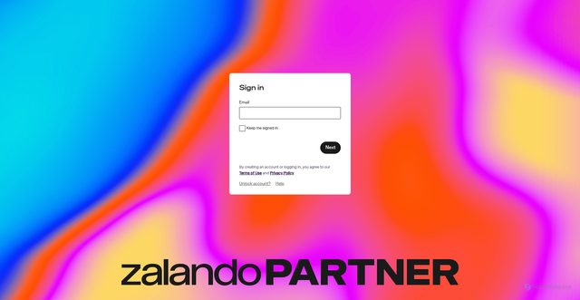 Security scan screenshot of https://retail.zalando.com