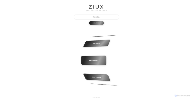 Security scan screenshot of https://ziuxsearch-cr82httl70.edgeone.app/