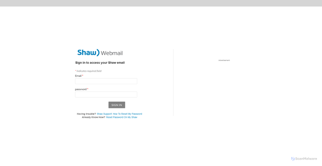 Security scan screenshot of https://newmail21.weebly.com/