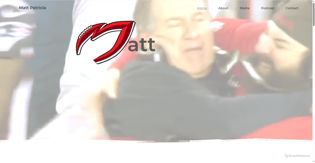 Security scan screenshot of https://www.mattpatricia.com/