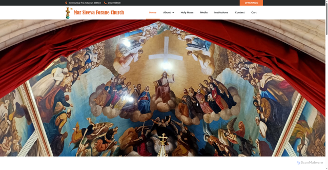 Security scan screenshot of https://cherpunkalchurch.com/