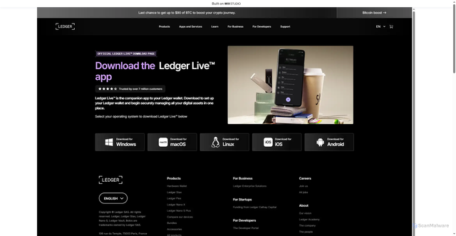 Security scan screenshot of https://homepage-startedweb.wixstudio.com/us-en