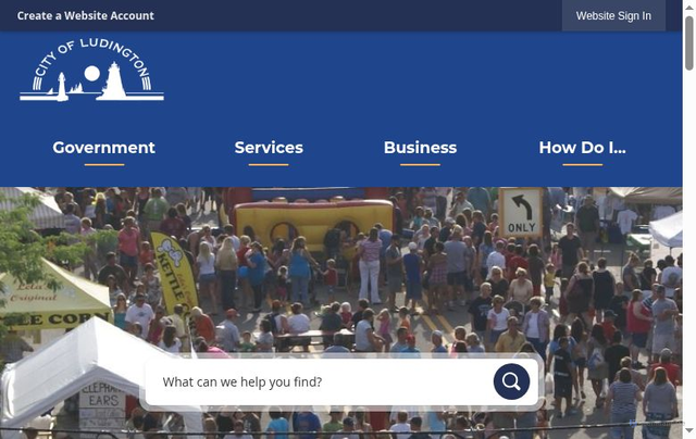 Security scan screenshot of https://www.ludington.mi.us/