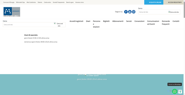 Security scan screenshot of https://www.minimetrospa.it