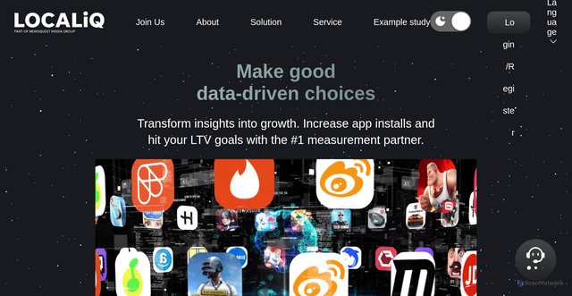 Security scan screenshot of http://techlocaliq.com/