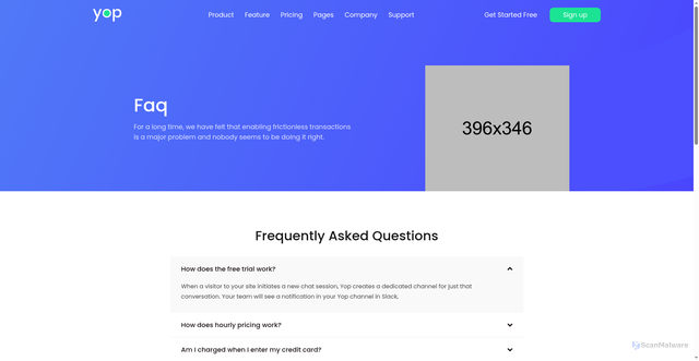 Security scan screenshot of http://devcorptrans.com/faq.html