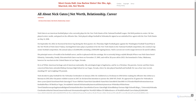 Security scan screenshot of https://heartrepublichugo-km728123r7.edgeone.app/23908-all-about-nick-gates-net-worth-relationship-career.html