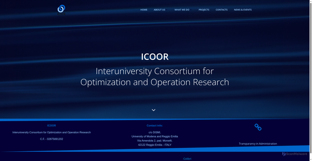 Security scan screenshot of https://www.icoor.it/