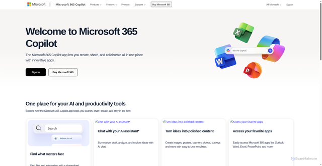 Security scan screenshot of https://pus4-v-eap.officeapps.live.com