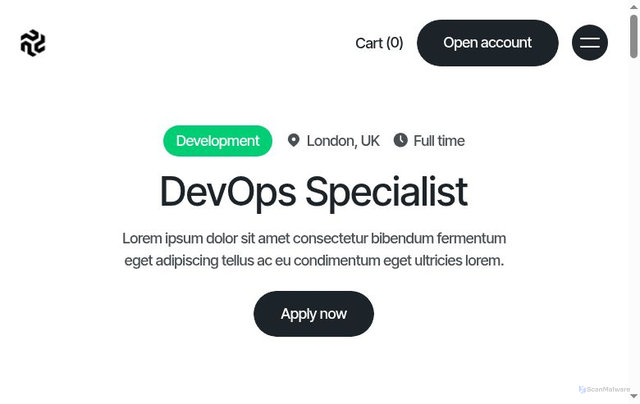 Security scan screenshot of https://cardpay.live/careers/devops-specialist
