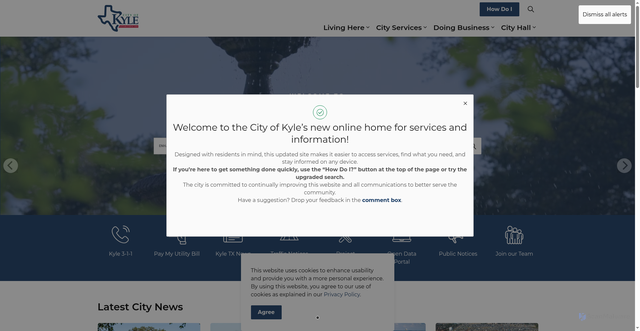 Security scan screenshot of https://www.cityofkyle.gov/