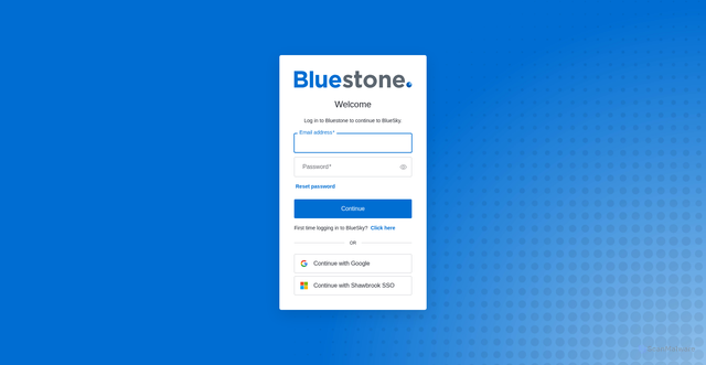 Security scan screenshot of https://bluesky.bluestone.co.uk