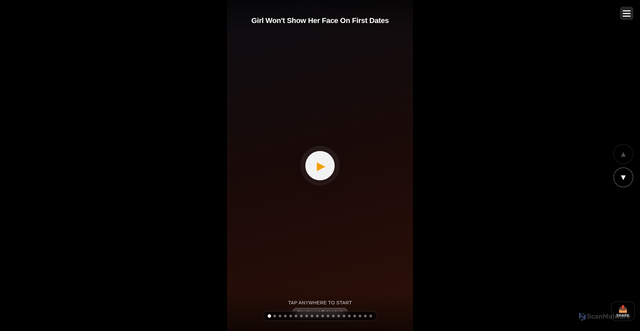 Security scan screenshot of https://illumeably.com/video/girl-wont-show-face-on-first-dates/