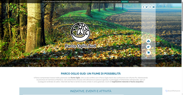 Security scan screenshot of https://www.ogliosud.it/