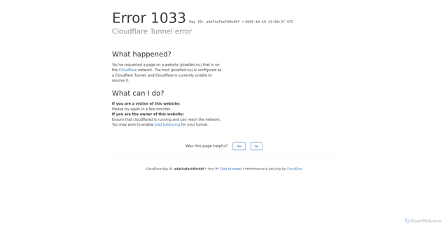 Security scan screenshot of https://pixelfed.nu
