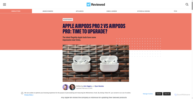 Security scan screenshot of https://www.reviewed.com/headphones/features/apple-airpods-pro-vs-airpods-pro-2