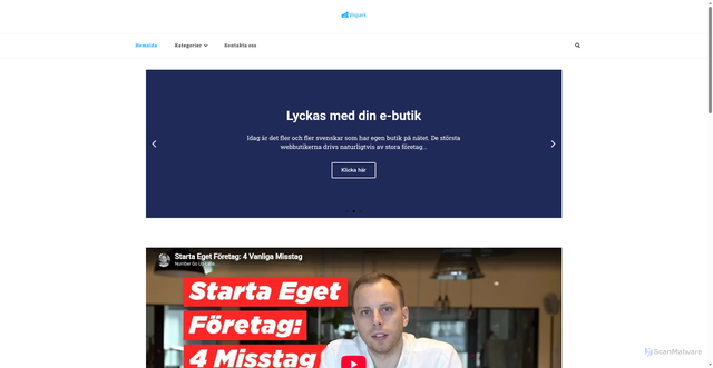 Security scan screenshot of https://vispark.se