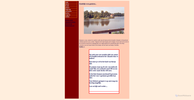 Security scan screenshot of https://verkade.nu