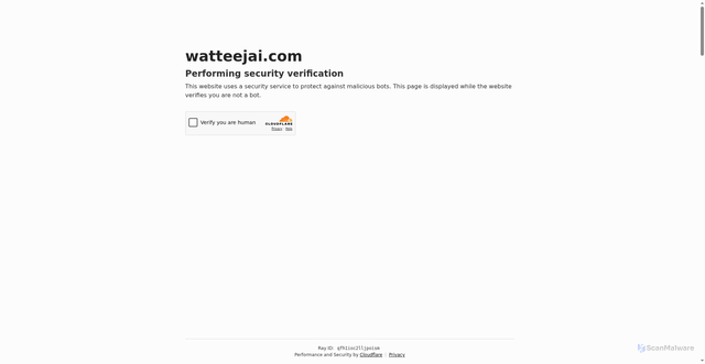 Security scan screenshot of https://watteejai.com