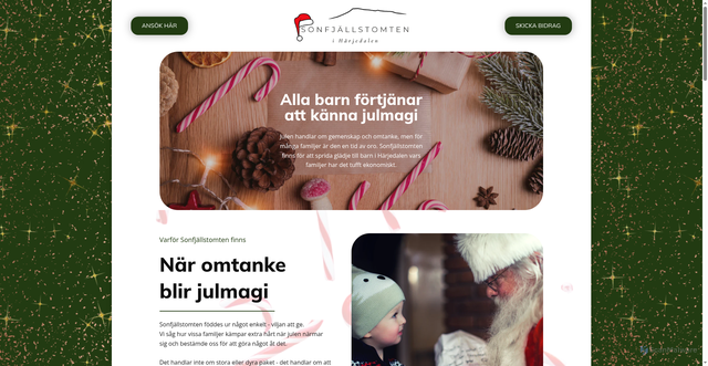 Security scan screenshot of https://sonfjallstomten.se/