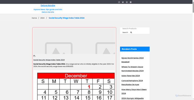 Security scan screenshot of https://cariottawlynn.pages.dev/edjjfxp-social-security-wage-index-table-2024-mnbluae/
