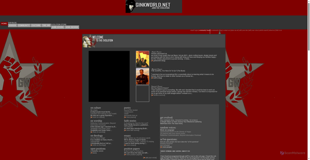 Security scan screenshot of https://ginkworld.net