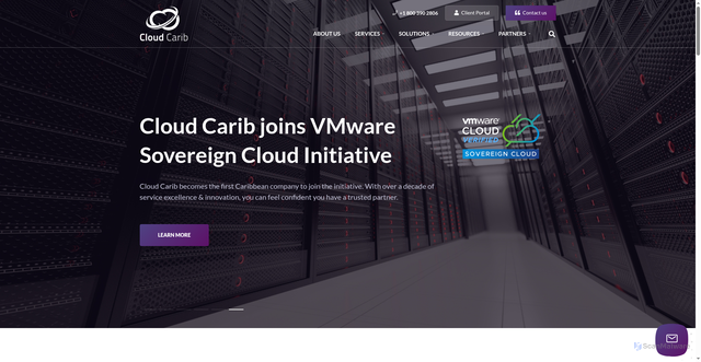 Security scan screenshot of https://cloudcarib.com