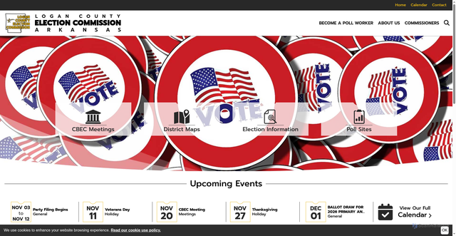 Security scan screenshot of https://www.logancoarcbec.gov/