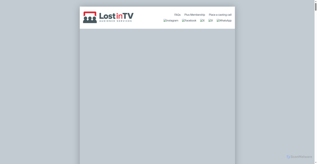 Security scan screenshot of https://lostintv.com/