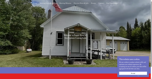 Security scan screenshot of https://poppleriverwi.gov/