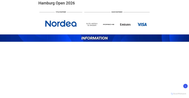 Security scan screenshot of https://nordeaopen.se/tennis_tournaments/hamburg-open-2026/