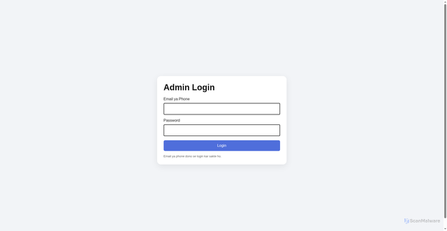 Security scan screenshot of https://kamayo.online/login.php