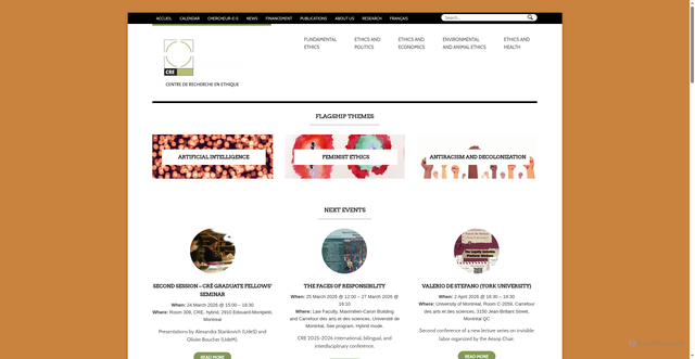 Security scan screenshot of https://lecre.umontreal.ca