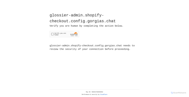 Security scan screenshot of https://glossier-admin.shopify-checkout.config.gorgias.chat