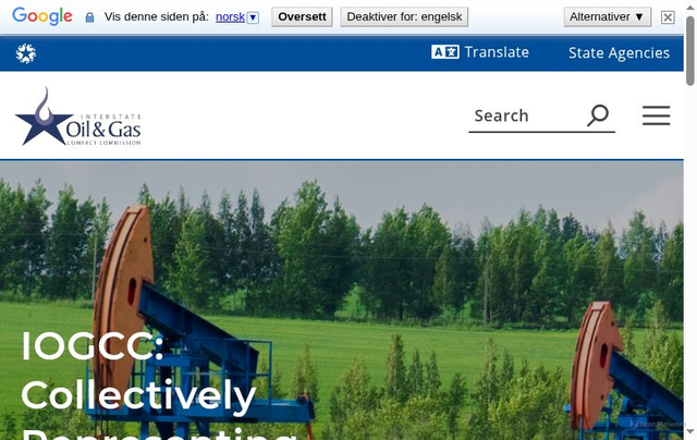 Security scan screenshot of https://oklahoma.gov/iogcc.html