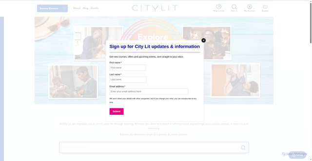 Security scan screenshot of http://www.citylit.ac.uk