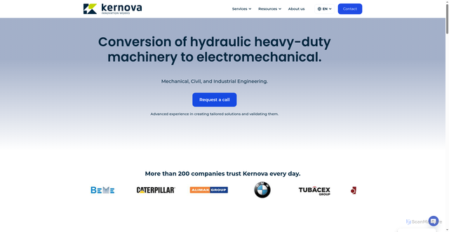 Security scan screenshot of https://kernova.es