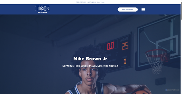 Security scan screenshot of https://dmeacademy.com/mikel-brown-jr/