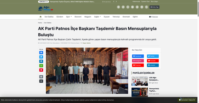 Security scan screenshot of https://agrimedya.net/haber/ak-parti-patnos-ilce-baskani-tasdemir-basin-mensuplariyla-bulustu