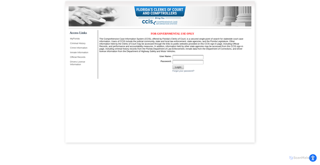 Security scan screenshot of https://flccis.com